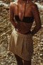 Фото #5 товара Мини-юбка со складками ZARA