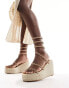 Фото #1 товара Simmi London Simona embellished espadrille in gold