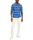 Men's Regular-Fit Bold Check Button-Down Oxford Shirt