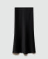 ფოტო #5 პროდუქტის Women's Midi Satin Skirt