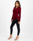 Фото #5 товара Women's Soft Faux-Leather Leggings, Created for Macy's