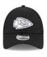 Фото #2 товара Men's Black Kansas City Chiefs Main B-Dub 9FORTY Adjustable Hat