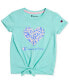 Фото #6 товара Toddler & Little Girls Logo Graphic T-Shirt & Printed Leggings, 2 Piece Set