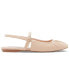 Фото #2 товара Women's Garson Pleated Slingback Flats