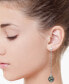 ფოტო #2 პროდუქტის EFFY® Cultured Tahitian Pearl (9mm) Chain Drop Earrings in Sterling Silver