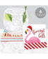 Фото #2 товара Flamingle Bells - Funny Tropical Christmas Party Decor Drink Coasters Set of 6