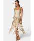 ფოტო #1 პროდუქტის Women's Bandage Fringe Maxi Dress