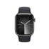 Apple Watch Series 9 Edelstahl Graphit"Graphit 41 mm M/L (150-200 mm Umfang) Mitternacht GPS + Cellular