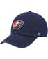 Фото #2 товара Men's Navy Columbus Blue Jackets Team Franchise Fitted Hat