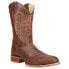 Фото #2 товара Justin Boots Clanton Round Toe Cowboy Mens Brown Casual Boots CJ2045