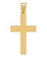Фото #1 товара Браслет Macy's 14k Gold Satin Cross Charm
