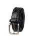 Фото #2 товара Men's Casual Stretch Braided Leather Belt