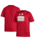 Фото #1 товара Men's Scarlet Nebraska Huskers Memorial Stadium 100th Anniversary Sideline Strategy Fresh T-shirt