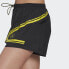 Шорты для бега adidas женские adidas by Stella McCartney TruePace Black / Shock Yellow, M - фото #44