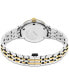 ფოტო #3 პროდუქტის Women's Automatic Presage Diamond (1/10 ct. t.w.) Two-Tone Stainless Steel Bracelet Watch 30mm