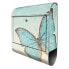 Фото #2 товара Briefkasten Stahl Blaue Schmetterlinge