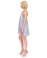 ფოტო #8 პროდუქტის Michael Kors Women's Iridescent Petal Mini Dress