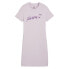 Фото #3 товара Puma Essentials Blossom Short Sleeve T-Shirt Dress Womens Purple Casual 67967460