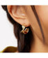 ფოტო #7 პროდუქტის Small Gold Hoop Earrings - Beyla