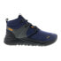 Фото #1 товара Puma Pacer Future Trail Mid 38586602 Mens Blue Canvas Athletic Hiking Shoes