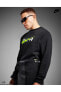 Sportswear Swoosh Air Graphic Fleece Crew-Neck Siyah Erkek Sweatshirt