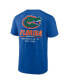 Men's Royal Florida Gators Game Day 2-Hit T-shirt
