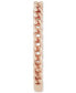 Фото #4 товара Кольцо Macy's Curb Chain Link Stack Band Rose Gold