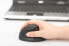 DIGITUS Ergonomic Vertical Wireless Mouse - Right-hand - Optical - RF Wireless - 1600 DPI - Black