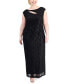 Фото #1 товара Plus Size Cutout-Detail Lace Maxi Dress