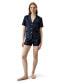 Фото #1 товара Women's 22 Momme Summer Short Silk Pajama Set for Women