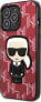 Karl Lagerfeld Etui Karl Lagerfeld KLHCP13LPMNIKPI Apple iPhone 13 Pro hardcase czerwony/red Monogram Ikonik Patch