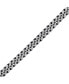 ფოტო #2 პროდუქტის Men's Classic Curb Chain Bracelet in Blue-Plated Stainless Steel