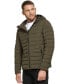 Фото #1 товара Men's Hooded & Quilted Packable Jacket