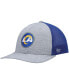 ფოტო #1 პროდუქტის Men's Heathered Gray and Royal Los Angeles Rams Motivator Flex Hat