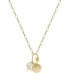 Фото #1 товара ETTIKA crystal and 18K Gold Charmed For Sure Women's Necklace