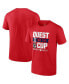 ფოტო #1 პროდუქტის Men's Red Florida Panthers 2024 Stanley Cup Final Quest T-Shirt