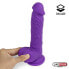 Фото #9 товара Realistic Dildo Liquid Silicone Dual Layer 8 Purple