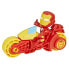SPIDEY AND HIS AMAZING FRIENDS Iron Man And Motorcycle Figure