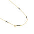 Фото #3 товара Bold Bear Gold Plated Necklace with Pyrite Beads 1003886300