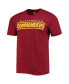 Фото #3 товара Men's '47 Burgundy Washington Commanders Wordmark Imprint Super Rival T-shirt