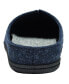 Фото #21 товара Mens Felt Faux Wool Clog Slippers Comfortable Cushion House Shoes