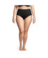 Фото #3 товара Plus Size Tummy Control High Waisted Bikini Swim Bottoms