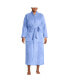 Plus Size Cozy Plush Long Wrap Robe Бежевый, 1X - фото #8