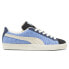 Фото #1 товара Puma Suede Crochet Lace Up Mens Blue Sneakers Casual Shoes 39724401