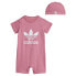 Фото #2 товара ADIDAS ORIGINALS Gift Jumpsuit&Beanie infant set