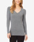 Фото #1 товара Women's Softwear V-Neck Long-Sleeve Layering Top