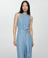 ფოტო #4 პროდუქტის Women's Bow Detail Lyocell Jumpsuit