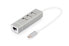Фото #1 товара DIGITUS USB Type-C 3-Port Hub + Fast Ethernet LAN Adapter