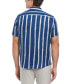 ფოტო #2 პროდუქტის Men's Paint Stripe Short-Sleeve Button-Front Shirt