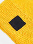 The North Face Explore ribbed beanie in yellow